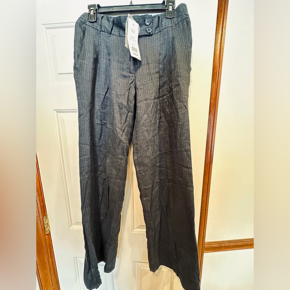 French Connection Navy Pinstripe pants